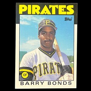 Barry Bonds 1986 Topps Traded #11T | RC Rookie Baseball Card | NM+ or Better